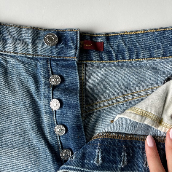 Distressed Jean Shorts - Picture 2 of 4